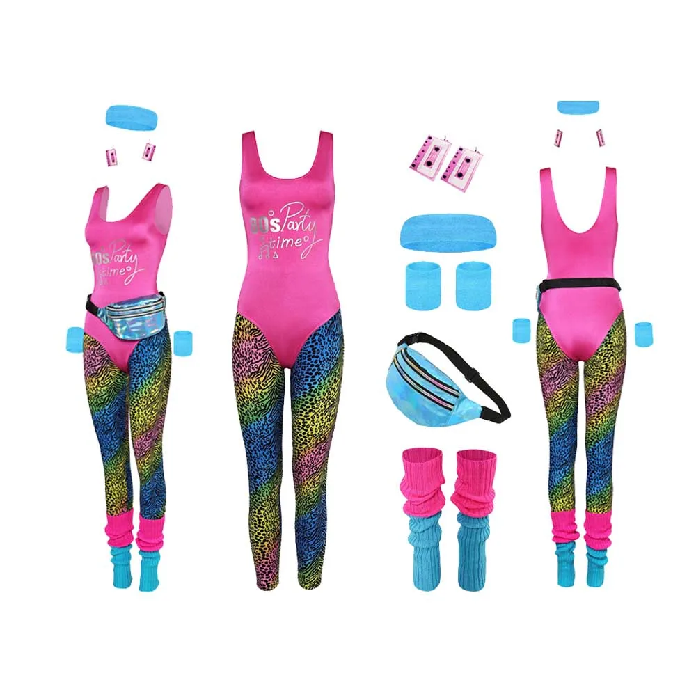 80s Bag Earring Sportswear Hippie Workout Cosplay Yoga Costume Women Outfits Halloween Suit 80s Hip Hop Stage Accessories
80s Bag Earring Sportswear Hippie Workout Cosplay Yoga Costume Women Outfits Halloween Suit 80s Hip Hop Stage Accessories