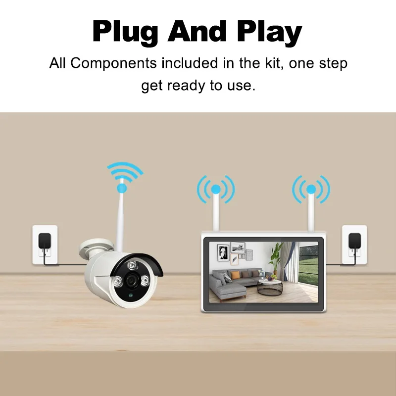 12.5\" LCD Security Screen DVR Kit 4CH 1080P Wireless CCTV System Built-in Hard Disk Drive NVR Wifi Camera Cloud Data
12.5\" LCD Security Screen DVR Kit 4CH 1080P Wireless CCTV System Built-in Hard Disk Drive NVR Wifi Camera Cloud Data