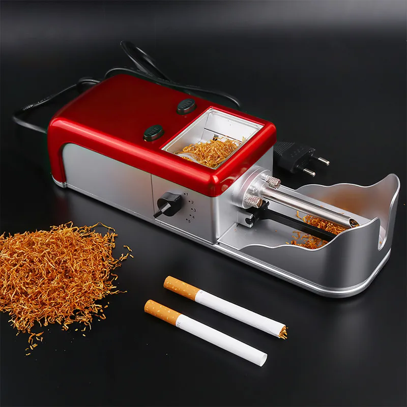 8/6.5mm Cigarette Wrapping Machine Automatic Tobacco Rolling EU Plug Electric Herb Roller DIY Pipe Injector Smoking Accessories
8/6.5mm Cigarette Wrapping Machine Automatic Tobacco Rolling EU Plug Electric Herb Roller DIY Pipe Injector Smoking Accessories