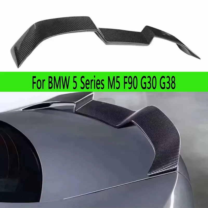 For BMW 5 Series M5 F90 G30 G38 Carbon Fiber Tail fins Rear Spoiler Duckbill Car Wing Retrofit the rear wing Auto parts
For BMW 5 Series M5 F90 G30 G38 Carbon Fiber Tail fins Rear Spoiler Duckbill Car Wing Retrofit the rear wing Auto parts