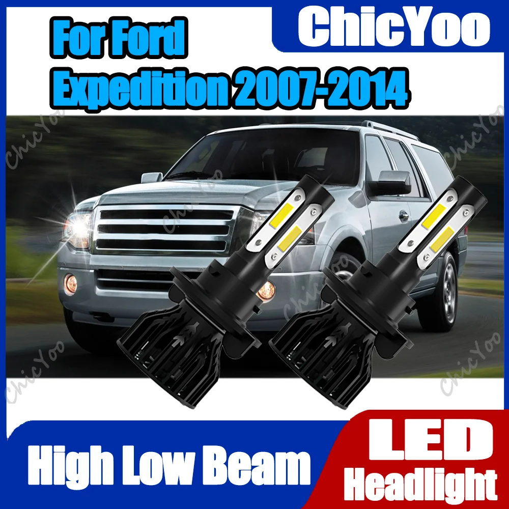 2X Super Bright H13 High Low Beam LED Headlamps 6000K White Canbus No error Front Headlight Bulbs For Ford Expedition 2007-2014
2X Super Bright H13 High Low Beam LED Headlamps 6000K White Canbus No error Front Headlight Bulbs For Ford Expedition 2007-2014