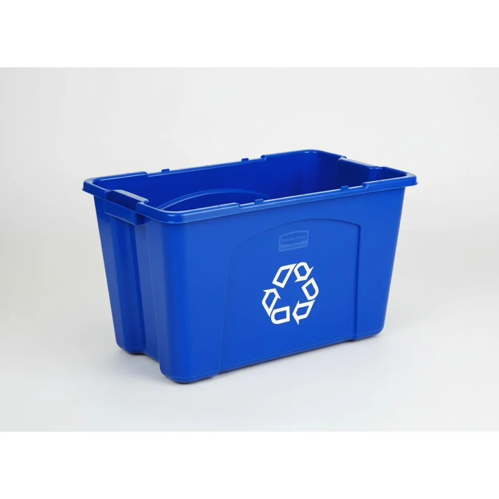 18 Gallon Stackable Recycling Bin for Paper Packaging, Durable Indoor Outdoor Use in Homes Garages Commercial
18 Gallon Stackable Recycling Bin for Paper Packaging, Durable Indoor Outdoor Use in Homes Garages Commercial