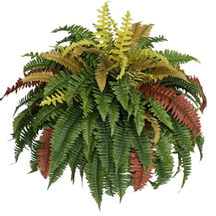 50 Silky Artificial Boston Fern 128 Fronds Large Hanging Plants for Outside Planter Bush Floor Plants Large for Home Decor Porc
50 Silky Artificial Boston Fern 128 Fronds Large Hanging Plants for Outside Planter Bush Floor Plants Large for Home Decor Porc