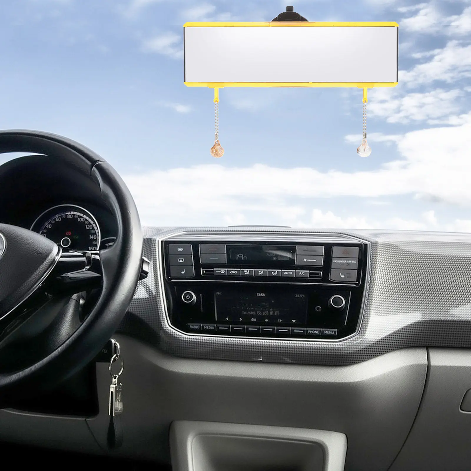 Car Rearview Mirror 360 Degree Adjustable Suction Cup Wide Angle Mirror Universal Compatibility for Cars Trucks Boats Interior
Car Rearview Mirror 360 Degree Adjustable Suction Cup Wide Angle Mirror Universal Compatibility for Cars Trucks Boats Interior