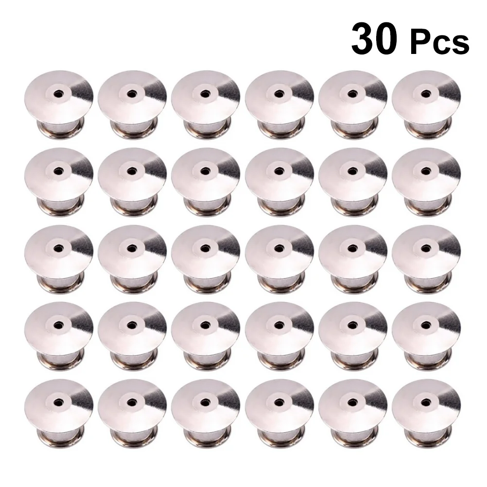 30Pcs Card Cap Badge Accessories Durable Metal Flat Locking Pin Backs for Brooches Pins Name Tags Lanyards Bags Hat Jewelry
30Pcs Card Cap Badge Accessories Durable Metal Flat Locking Pin Backs for Brooches Pins Name Tags Lanyards Bags Hat Jewelry
