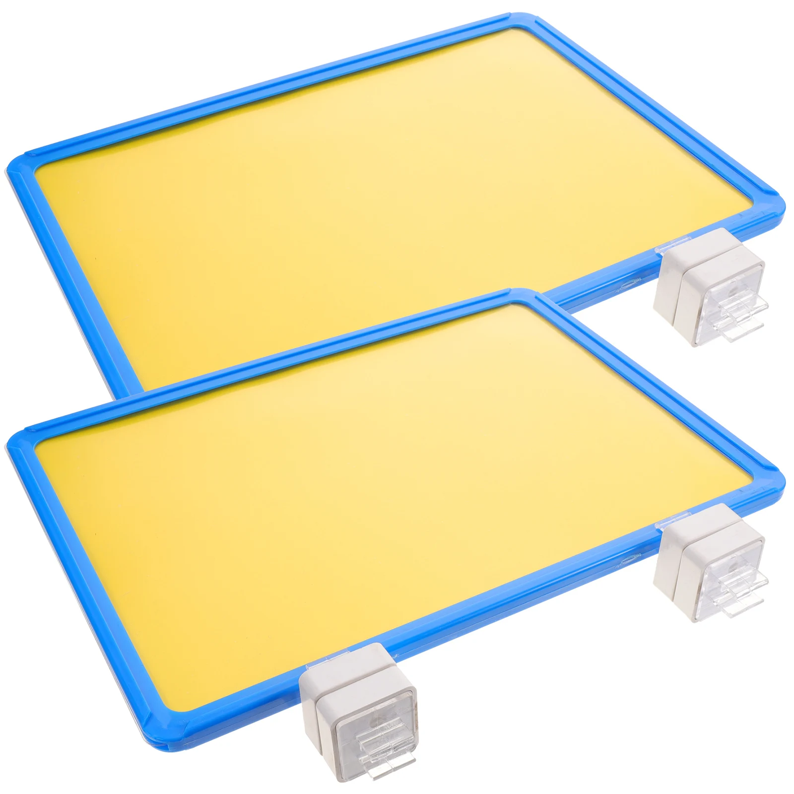 2Pcs Magnetic Price Tags Dry Erase Boards Strong Structure Smooth Surface Reusable Practical Supermarket Supplies Card Holder
2Pcs Magnetic Price Tags Dry Erase Boards Strong Structure Smooth Surface Reusable Practical Supermarket Supplies Card Holder