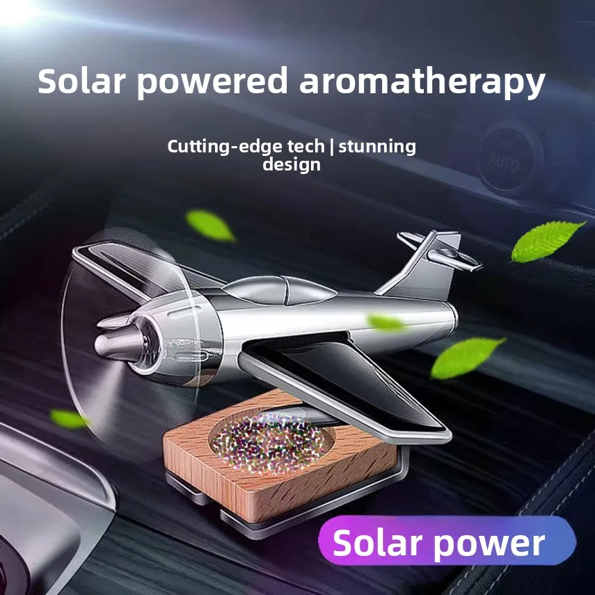 Creative Solar-powered Airplane Aromatherapy Solid Car Rotating Decoration Interior Fragrance Ornament
Creative Solar-powered Airplane Aromatherapy Solid Car Rotating Decoration Interior Fragrance Ornament