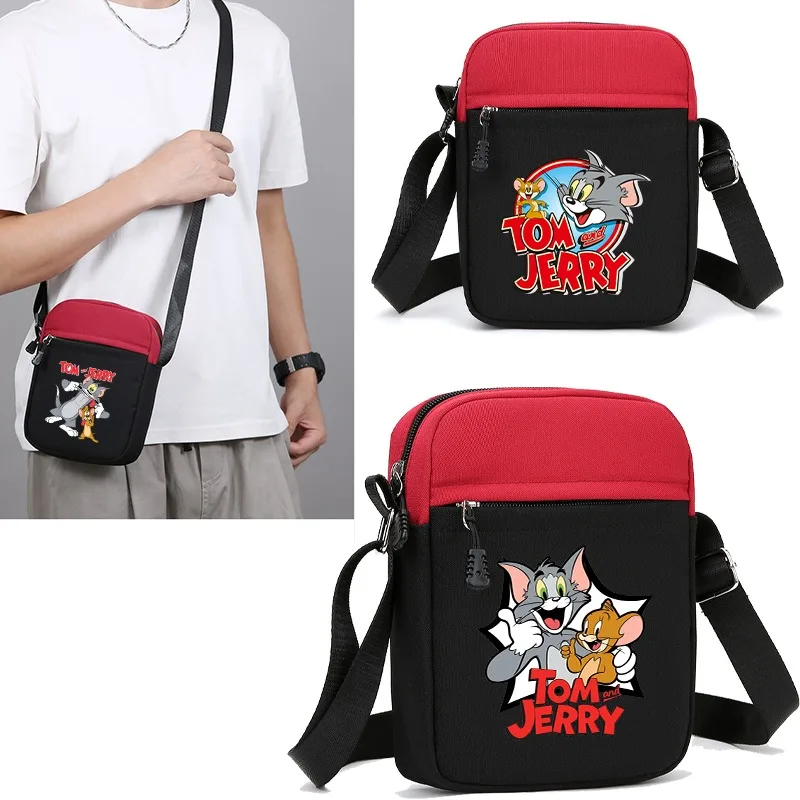 Tom and Jerry Shoulder Bag Women Men Outdoor Portable Mini Crossbody Bags Cartoon Anime Pattern Printed Handbag Birthday Gifts
Tom and Jerry Shoulder Bag Women Men Outdoor Portable Mini Crossbody Bags Cartoon Anime Pattern Printed Handbag Birthday Gifts