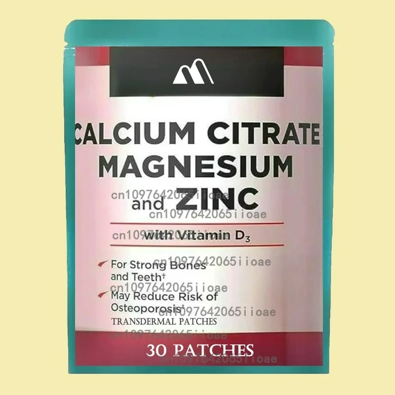 Calcium Magnesium & Zinc Transdermal Patches Supports Normal Bone Health & Immune System Booster 30 Patches
Calcium Magnesium & Zinc Transdermal Patches Supports Normal Bone Health & Immune System Booster 30 Patches