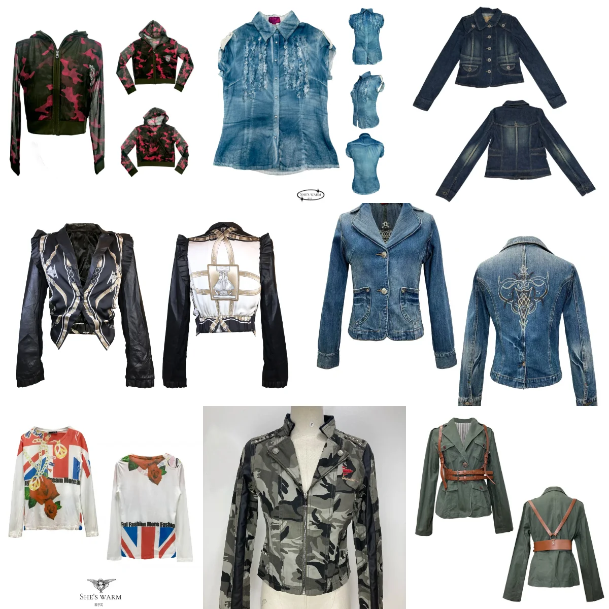 European and American fashion retro vintage embroidered printed women's coat denim jacket versatile (multiple) 2025
European and American fashion retro vintage embroidered printed women's coat denim jacket versatile (multiple) 2025