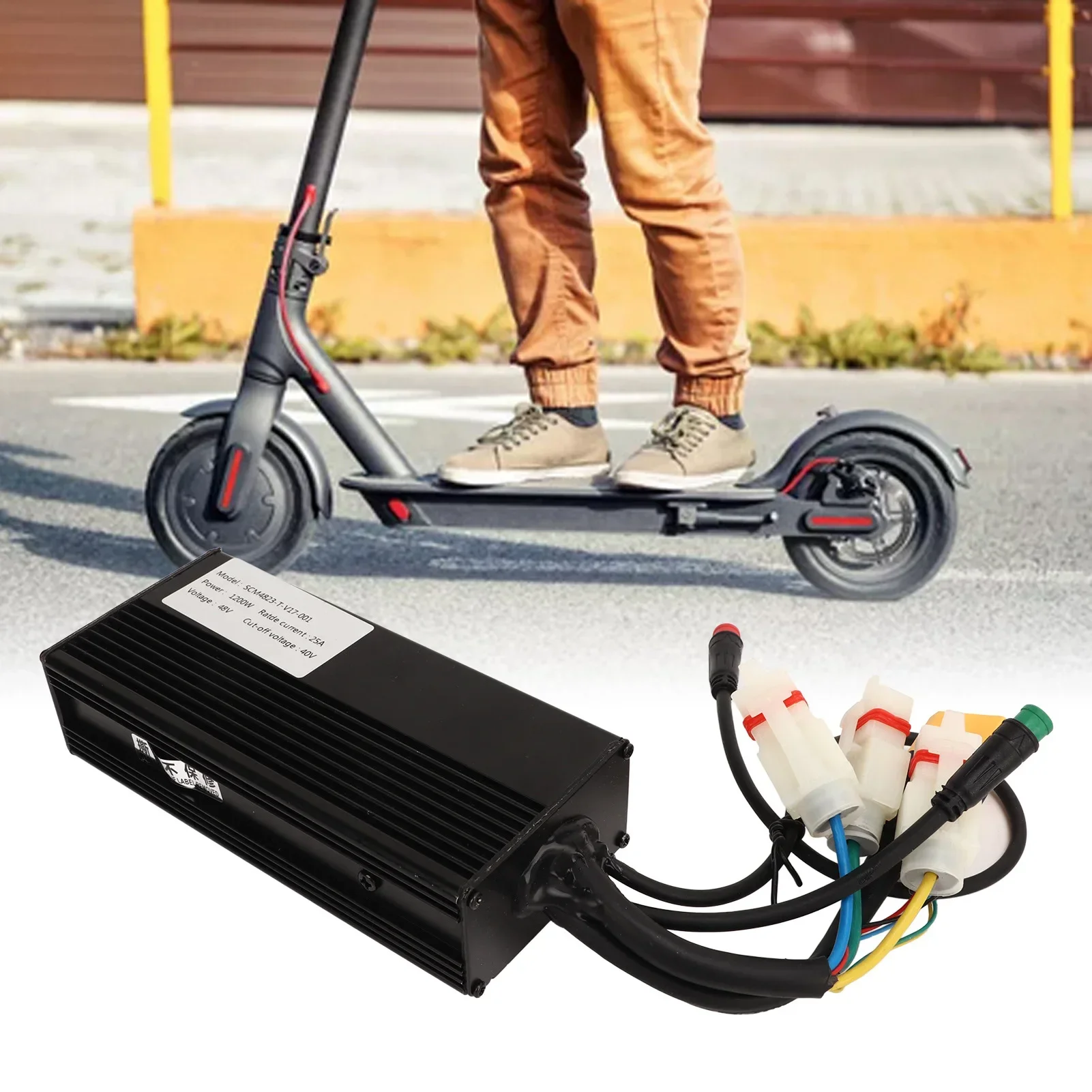 Scooter Speed Controller 48V 1200W Aluminium Alloy Circuit Protection Motor Controller For DUCATI For XT90 Scooter
Scooter Speed Controller 48V 1200W Aluminium Alloy Circuit Protection Motor Controller For DUCATI For XT90 Scooter