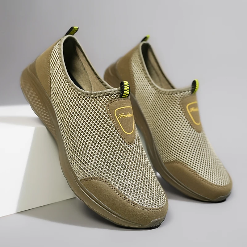 Мужские летние кроссовки больших размеров (47), сетчатые, удобные, легкие, без шнурков, для активного отдыха, дышащие, повседневные
Мужские летние кроссовки больших размеров (47), сетчатые, удобные, легкие, без шнурков, для активного отдыха, дышащие, повседневные