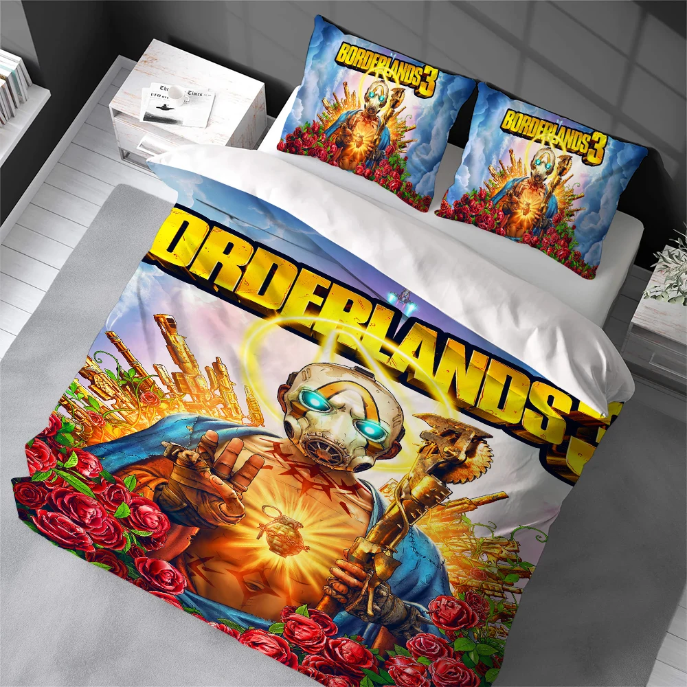 B-Borderlands Game Duvet Cover Set Soft Wash Bed 3 Piece Summer Comfortable Student Dormitory Home Baby Bedding Best seller
B-Borderlands Game Duvet Cover Set Soft Wash Bed 3 Piece Summer Comfortable Student Dormitory Home Baby Bedding Best seller