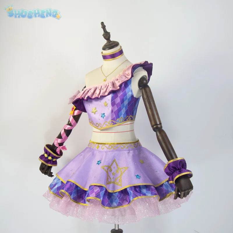 Nanakura Kohar Anime Aikatsu STARS!Cosplay Costume Women's sweet dress necklaces props socks Halloween Christmas Lolita uniform
Nanakura Kohar Anime Aikatsu STARS!Cosplay Costume Women's sweet dress necklaces props socks Halloween Christmas Lolita uniform
