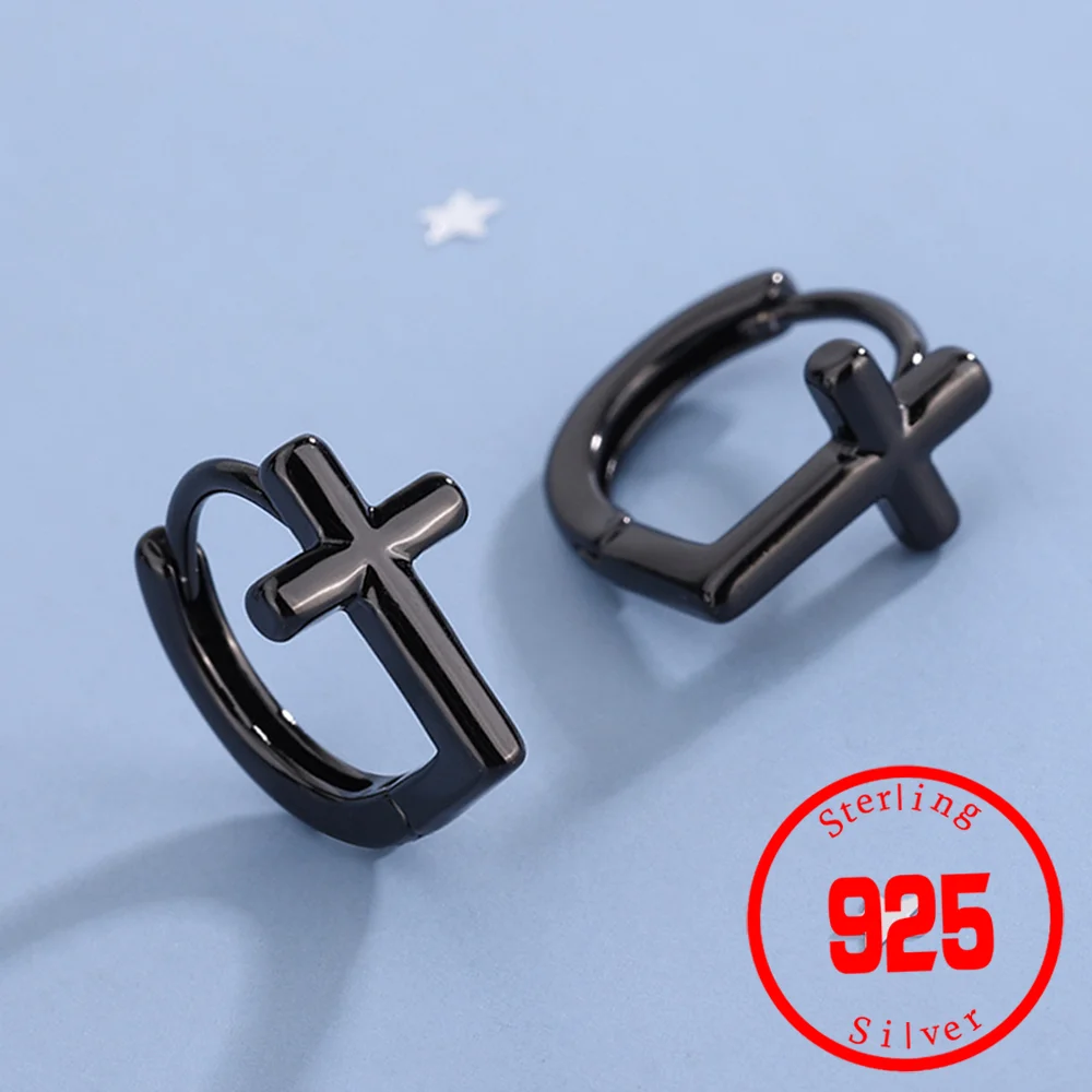 925 Sterling Silver Little Ear Buckle Cross Earrings for Women Personality Simple 2024 Korean Fashion Jewelry Wholesale
925 Sterling Silver Little Ear Buckle Cross Earrings for Women Personality Simple 2024 Korean Fashion Jewelry Wholesale