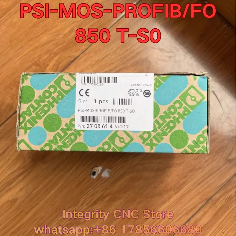 New PSI-MOS-PROFIB/FO 850 T-S0 PLC module 2708614
New PSI-MOS-PROFIB/FO 850 T-S0 PLC module 2708614