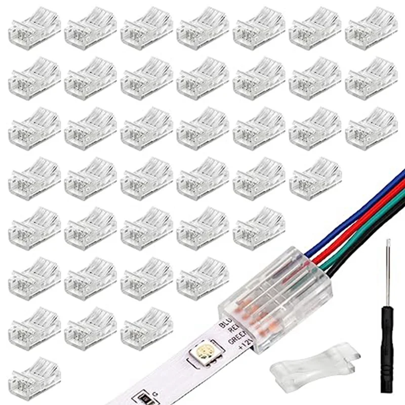 AK25-40 Pack пластиковые разъемы для световых лент 4-контактные 10 мм беспаечные светодиодные ленты для быстрого разъема провода, водонепроницаемый адаптер 
AK25-40 Pack пластиковые разъемы для световых лент 4-контактные 10 мм беспаечные светодиодные ленты для быстрого разъема провода, водонепроницаемый адаптер