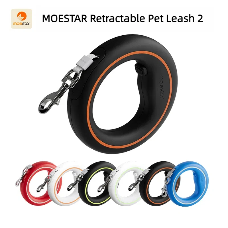 Youpin MOESTAR Retractable Pet Leash 2 Air 180g Dog Traction Rope 3M Length for Max 30KG Pet Withstand Max 950N Tensile Force
Youpin MOESTAR Retractable Pet Leash 2 Air 180g Dog Traction Rope 3M Length for Max 30KG Pet Withstand Max 950N Tensile Force