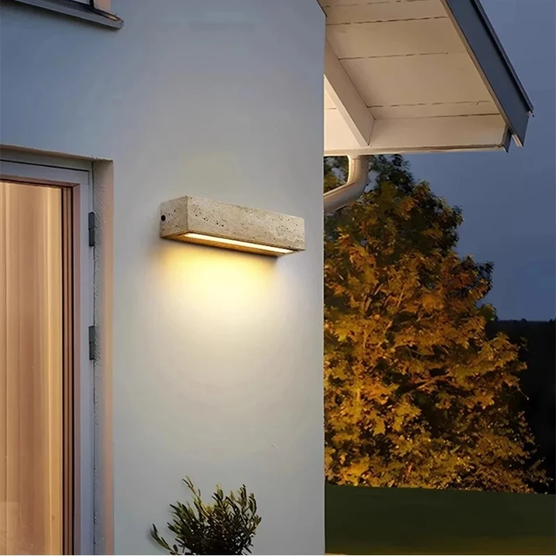 Wabi Sabi Natural Stone LED Wall Lamp Yellow Travertine IP65 Waterproof Porch Light for Courtyard Balcony Home Bedroom Bedside
Wabi Sabi Natural Stone LED Wall Lamp Yellow Travertine IP65 Waterproof Porch Light for Courtyard Balcony Home Bedroom Bedside
