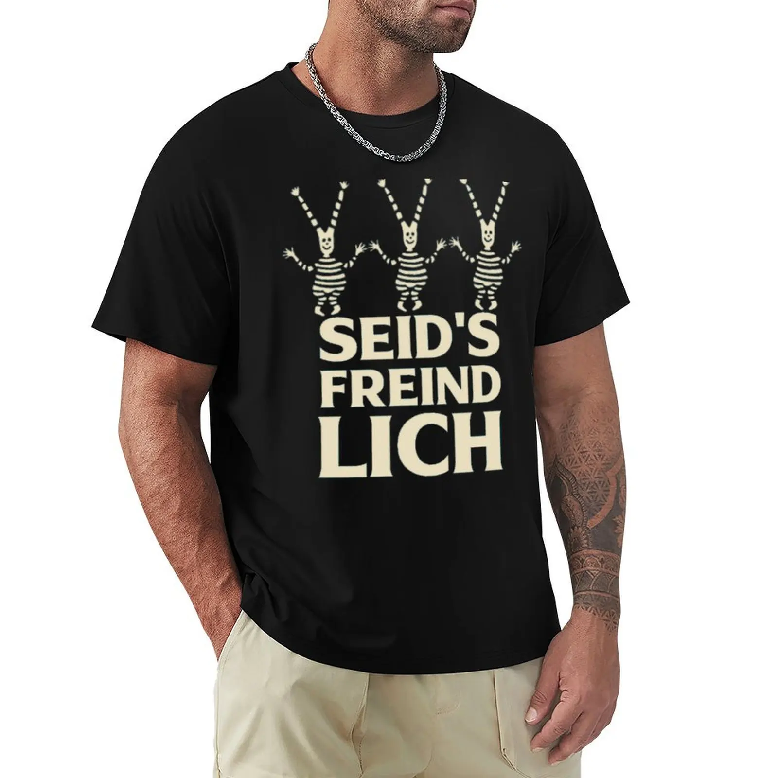 Haindling Seid's freindlich T-Shirt plus size tops Clothing gifts for boyfriend boys animal print compression shirt men
Haindling Seid's freindlich T-Shirt plus size tops Clothing gifts for boyfriend boys animal print compression shirt men