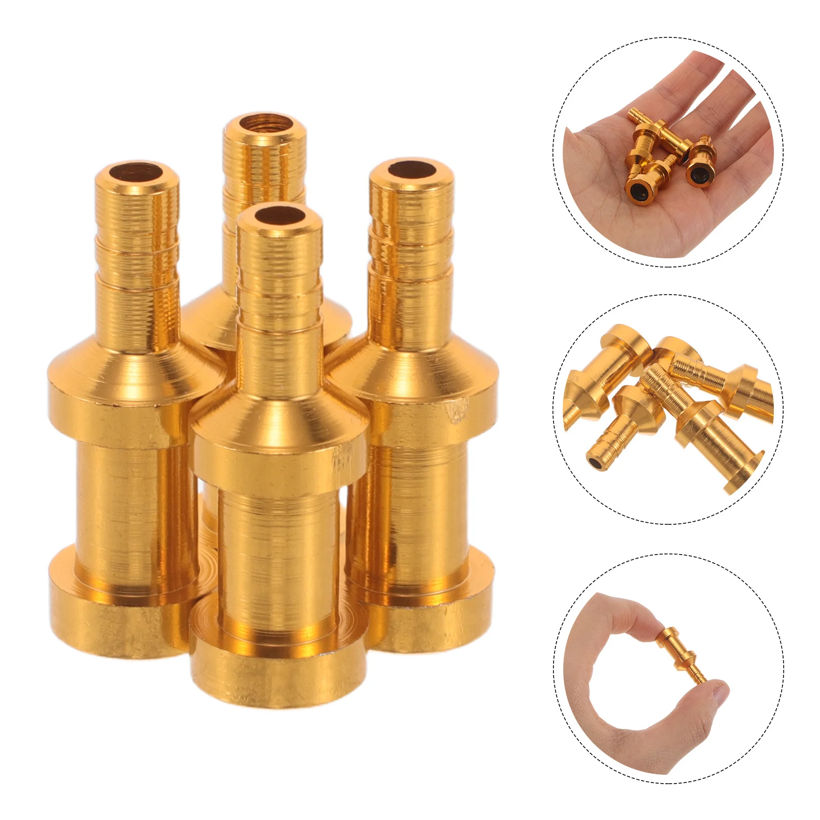 4pcs Air Pump Valve Adapter Aluminum Alloy Inflation Nozzle For Car Bicycle Inflatable Boat Mattress Pump Accessories Portable
4pcs Air Pump Valve Adapter Aluminum Alloy Inflation Nozzle For Car Bicycle Inflatable Boat Mattress Pump Accessories Portable