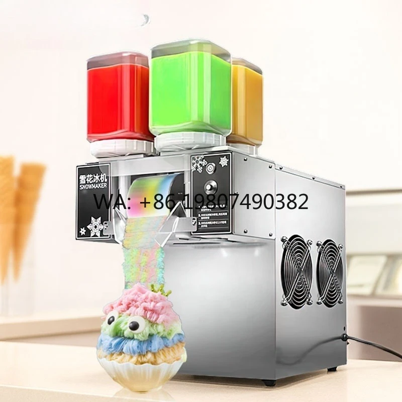 120KG/Day 4 Flavors Bingsu Snow Ice Maker, Multi-Flavor Edible Snow Flake Machine, 110V 220V Commercial Business Equipment
120KG/Day 4 Flavors Bingsu Snow Ice Maker, Multi-Flavor Edible Snow Flake Machine, 110V 220V Commercial Business Equipment