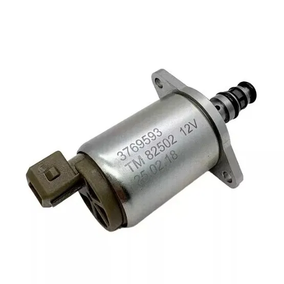 3769593 TM82502 12 В новый пропорциональный электромагнитный клапан 32 бар для экскаваторов-погрузчиков
3769593 TM82502 12 В новый пропорциональный электромагнитный клапан 32 бар для экскаваторов-погрузчиков