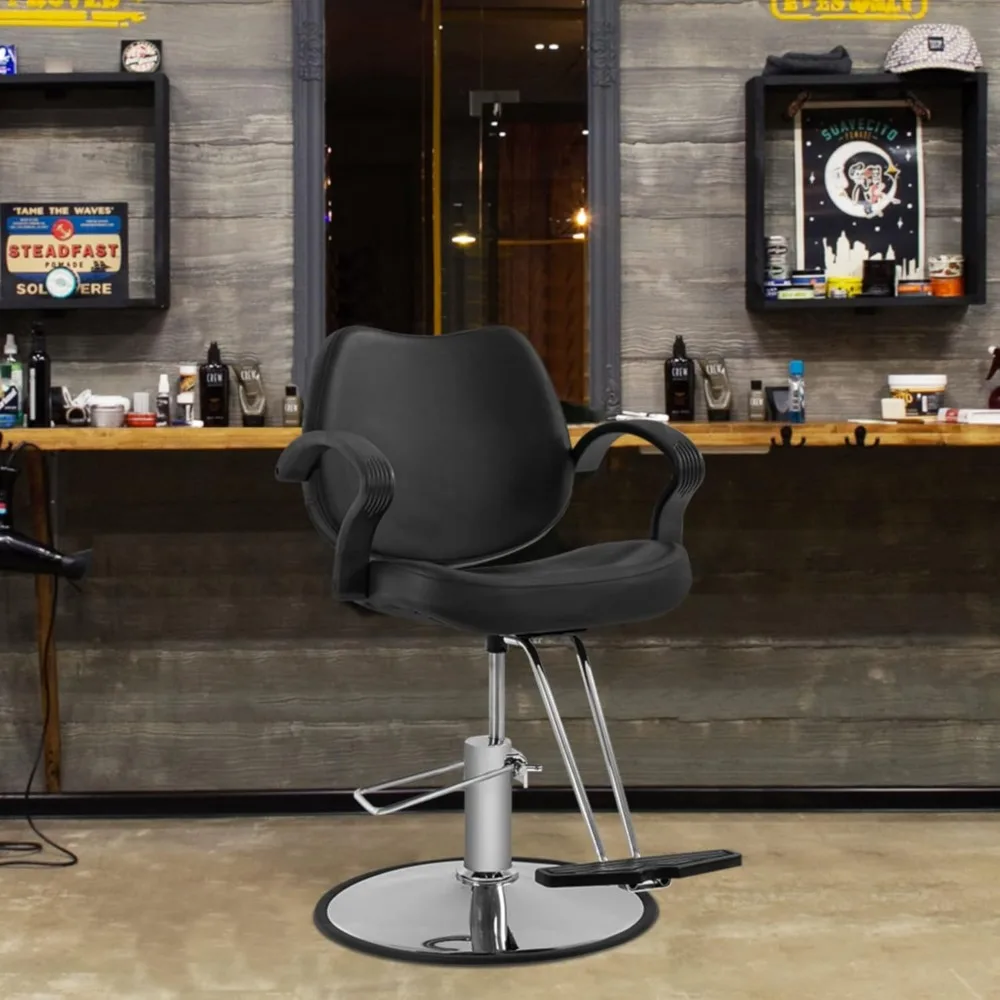 Barber Chair Salon Chair with Height Adjustable Hydraulic Pump for Styling Salon Equipment
Barber Chair Salon Chair with Height Adjustable Hydraulic Pump for Styling Salon Equipment