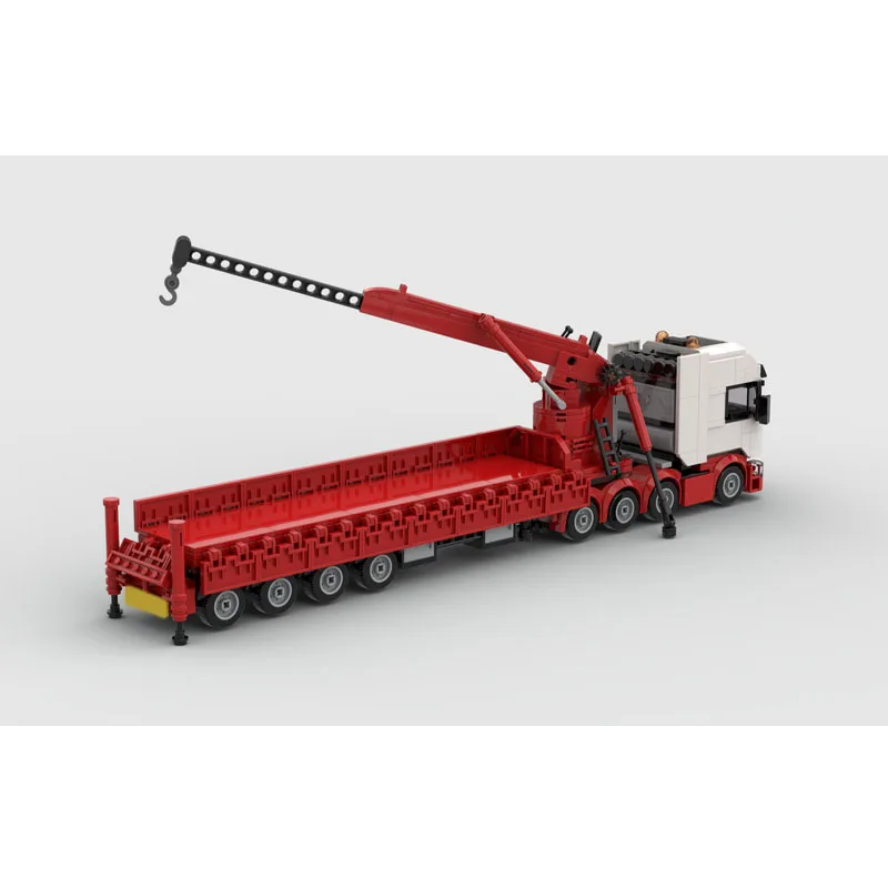 MOC-265025 New City Cargo Crane Truck Trailer Building Block Model 744 Parts Boys Children's Birthday Christmas Toy Gift
MOC-265025 New City Cargo Crane Truck Trailer Building Block Model 744 Parts Boys Children's Birthday Christmas Toy Gift