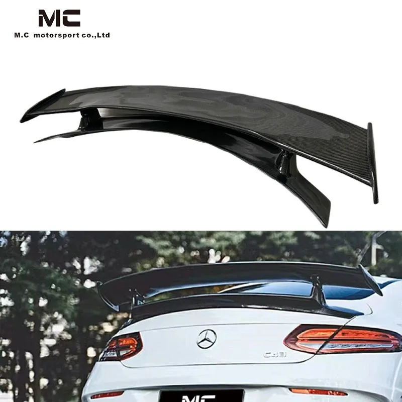 For Benz C Class W205 C63 GT63 Look S Style Big Spoiler Carbon Fiber Wing Rear Spoiler
For Benz C Class W205 C63 GT63 Look S Style Big Spoiler Carbon Fiber Wing Rear Spoiler
