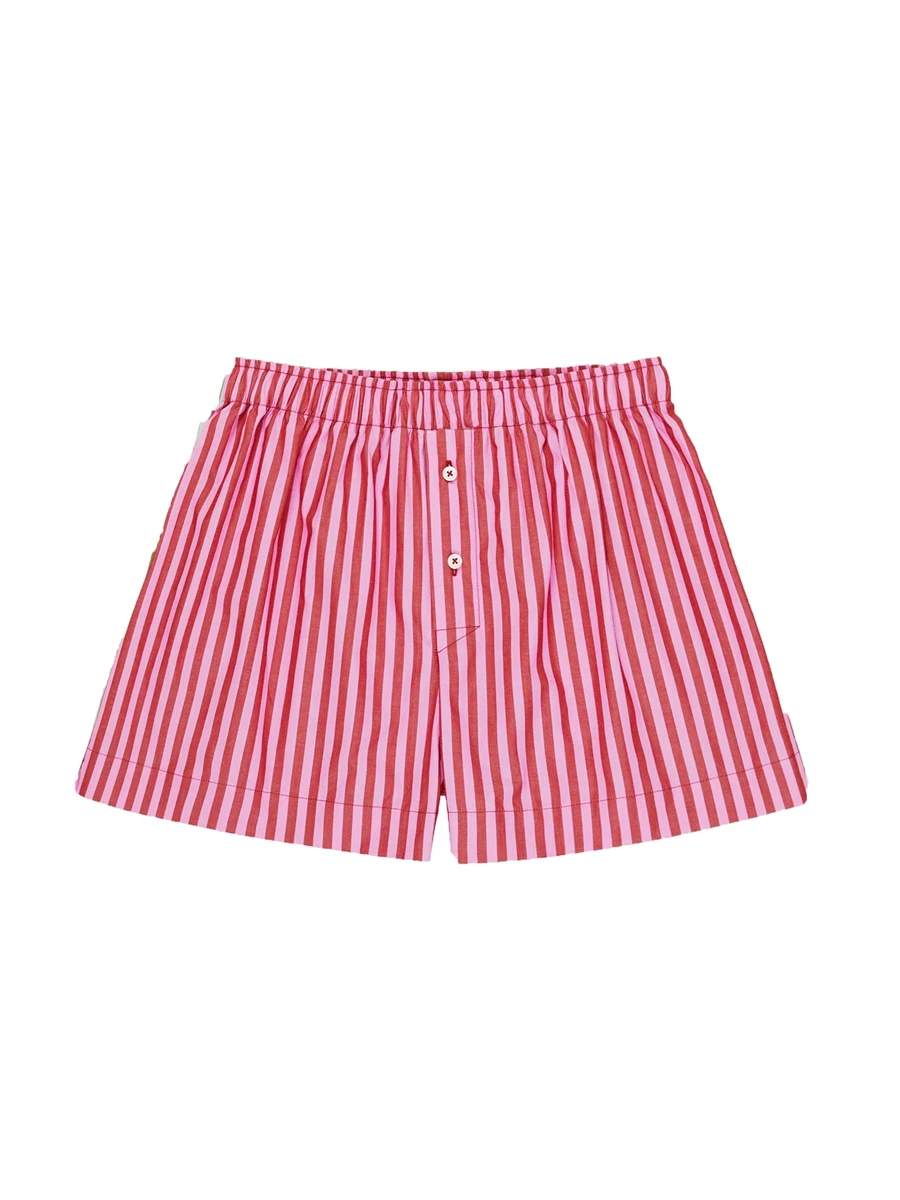 Women s Y2K Lounge Shorts Cute Soft Elastic Low Waist Stripe Print Button Front Pajama Bottoms Boxer Shorts
Women s Y2K Lounge Shorts Cute Soft Elastic Low Waist Stripe Print Button Front Pajama Bottoms Boxer Shorts