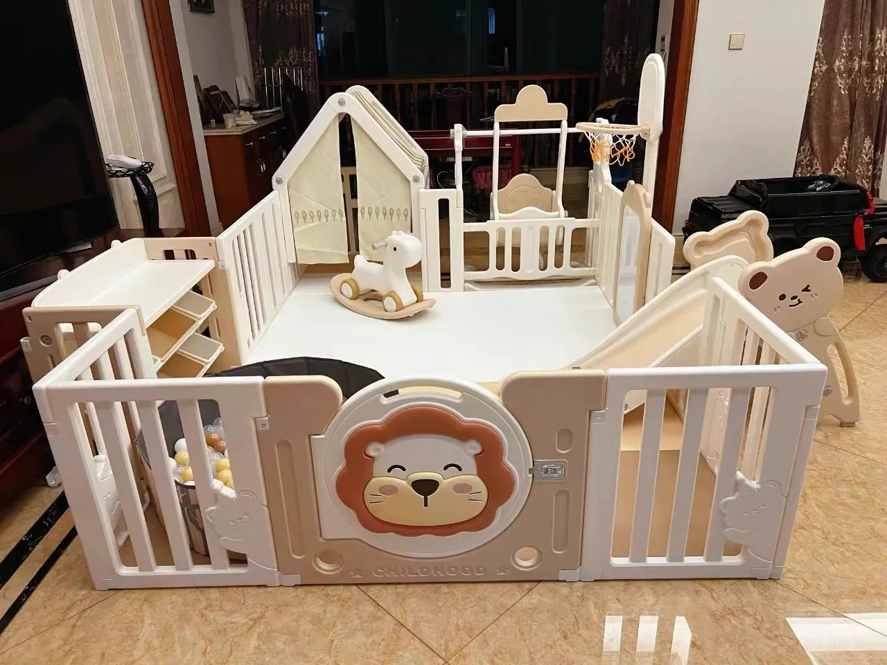 High Quality Baby Safety Playpen Parques Infantiles Para Interior Fence Panels Outdoor Foldable Playpen for Baby
High Quality Baby Safety Playpen Parques Infantiles Para Interior Fence Panels Outdoor Foldable Playpen for Baby