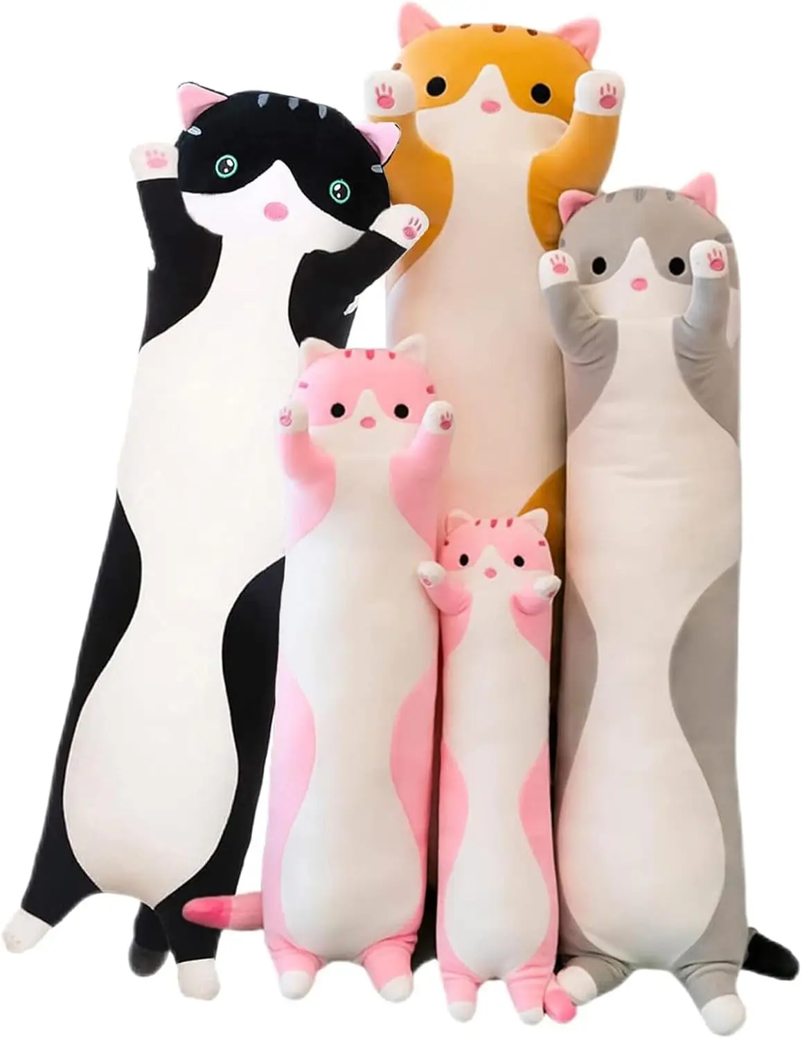 Long Cat Plush Pillow Soft Hugging Stuffed Animal Cute Kitty Throw Pillow Gift for Kids 50cm Pink
Long Cat Plush Pillow Soft Hugging Stuffed Animal Cute Kitty Throw Pillow Gift for Kids 50cm Pink