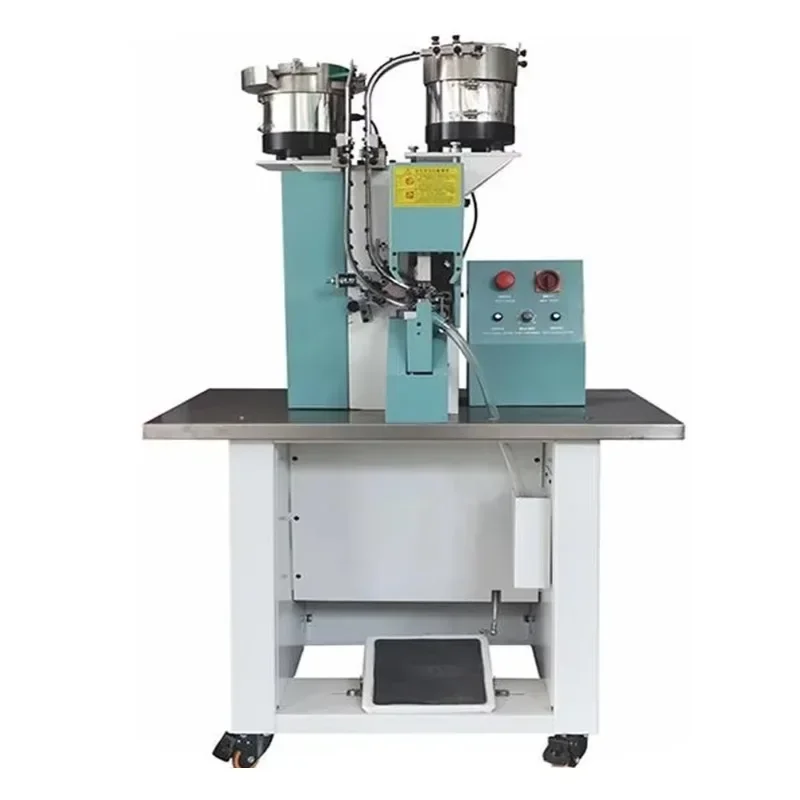 High Efficiency Fully Automatic Eyelet Snap Fastening Machine Plastic Snap Button Riveting Machine for Clothes
High Efficiency Fully Automatic Eyelet Snap Fastening Machine Plastic Snap Button Riveting Machine for Clothes