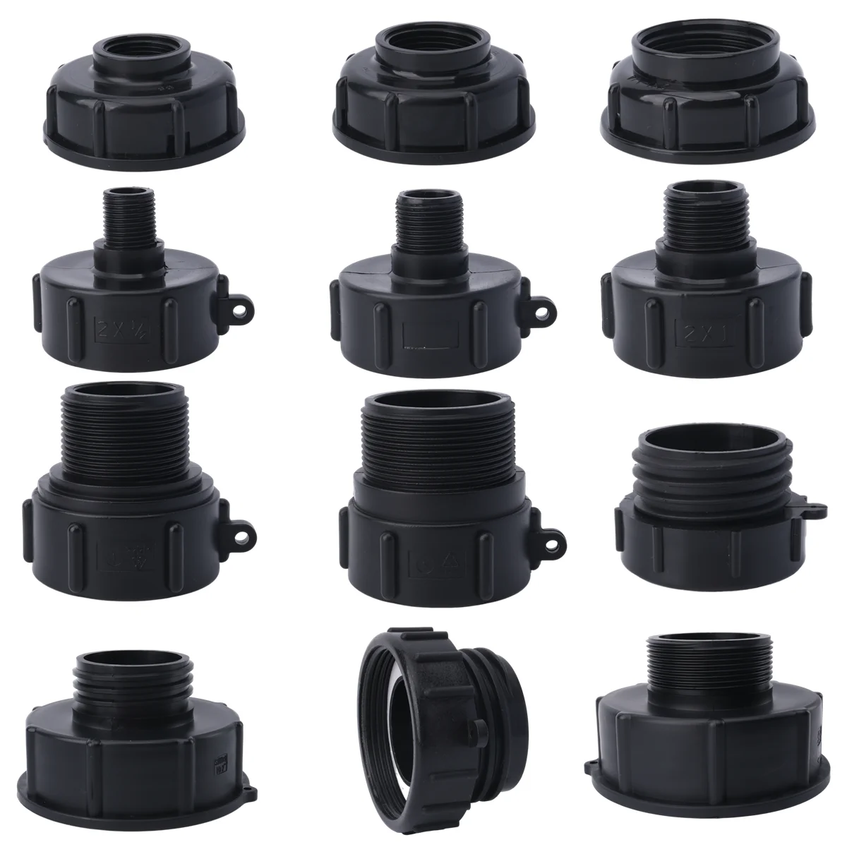 1000 Liter IBC Tank Adapter S60 x 1/2" 3/4' 1" 1.5 2" S100 Thread Connector Ton Barrel Joints IBC Tank Fitting 
1000 Liter IBC Tank Adapter S60 x 1/2" 3/4' 1" 1.5 2" S100 Thread Connector Ton Barrel Joints IBC Tank Fitting