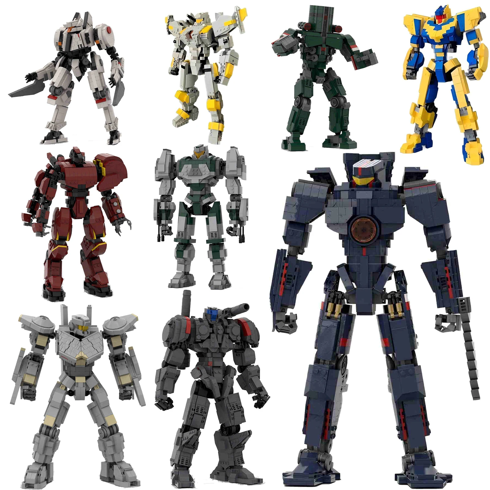 Moive Series Titan Mecha Building Block MOC Pacific Combat Robot Mechanical Battle Armor Assembly Model Puzzle Toy Birthday Gift
Moive Series Titan Mecha Building Block MOC Pacific Combat Robot Mechanical Battle Armor Assembly Model Puzzle Toy Birthday Gift