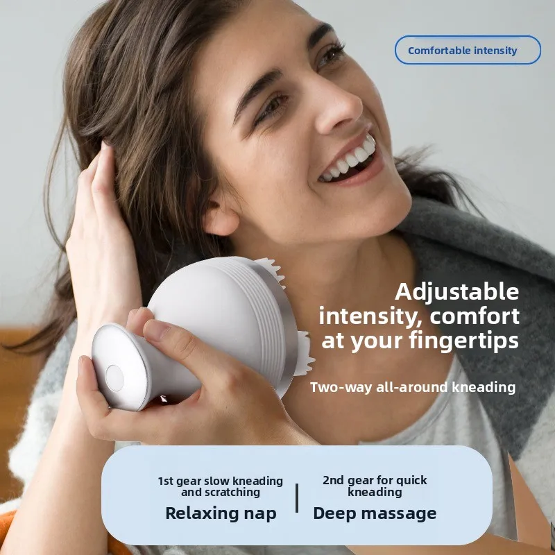 3D Head Massager for Scalp Electric Body Shoulder Neck Pain Relief Relaxation Shoulder Neck Deep Tissue Kneading Massage Tool
3D Head Massager for Scalp Electric Body Shoulder Neck Pain Relief Relaxation Shoulder Neck Deep Tissue Kneading Massage Tool