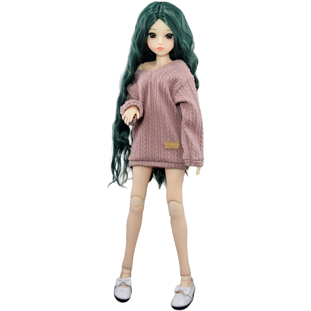YUTOTUE 24 inch Height Girl Doll Green Curly Hair Wig Clothes Shoes Full Set Removable Toy Kids Gift
YUTOTUE 24 inch Height Girl Doll Green Curly Hair Wig Clothes Shoes Full Set Removable Toy Kids Gift