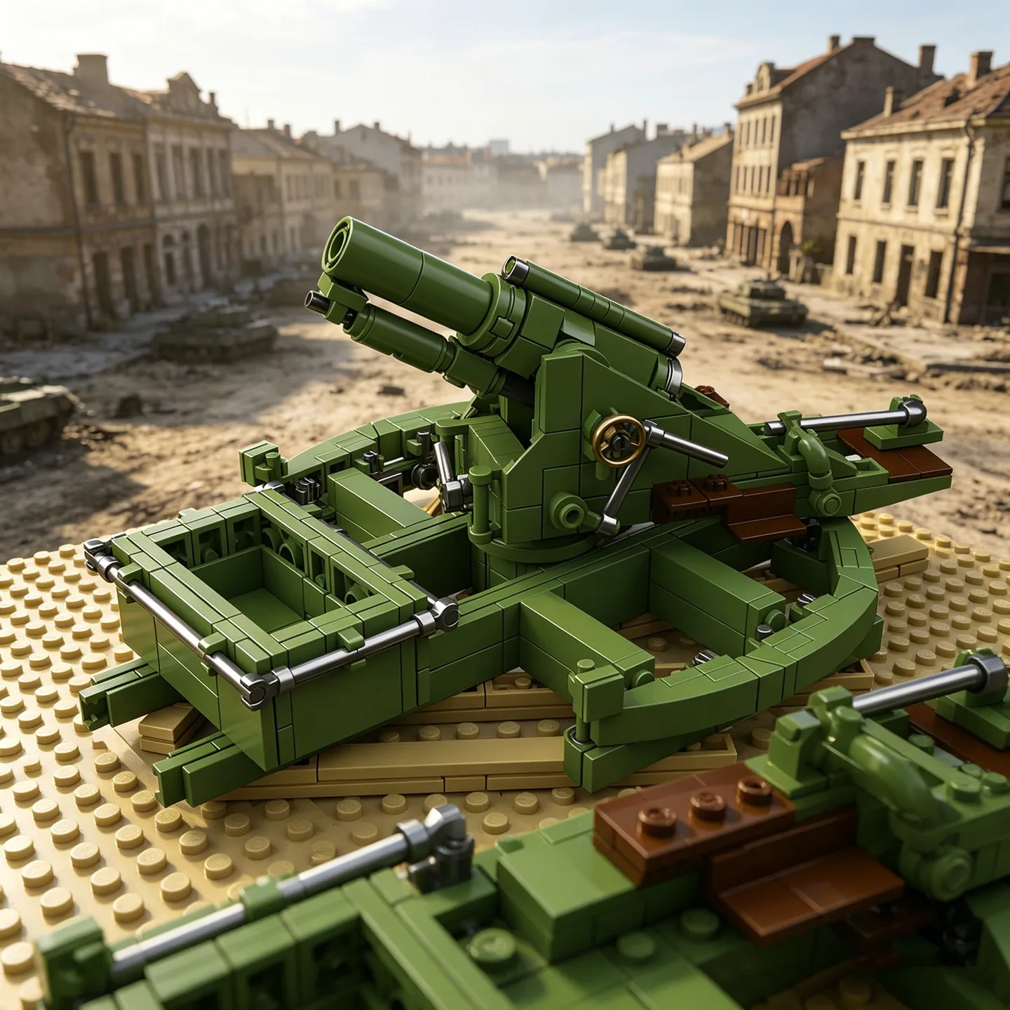 World War I British Army 9.2-inch Howitzer LEGO-Style Buildable MOC Children's Toy Anti-Aircraft Gun Model
World War I British Army 9.2-inch Howitzer LEGO-Style Buildable MOC Children's Toy Anti-Aircraft Gun Model