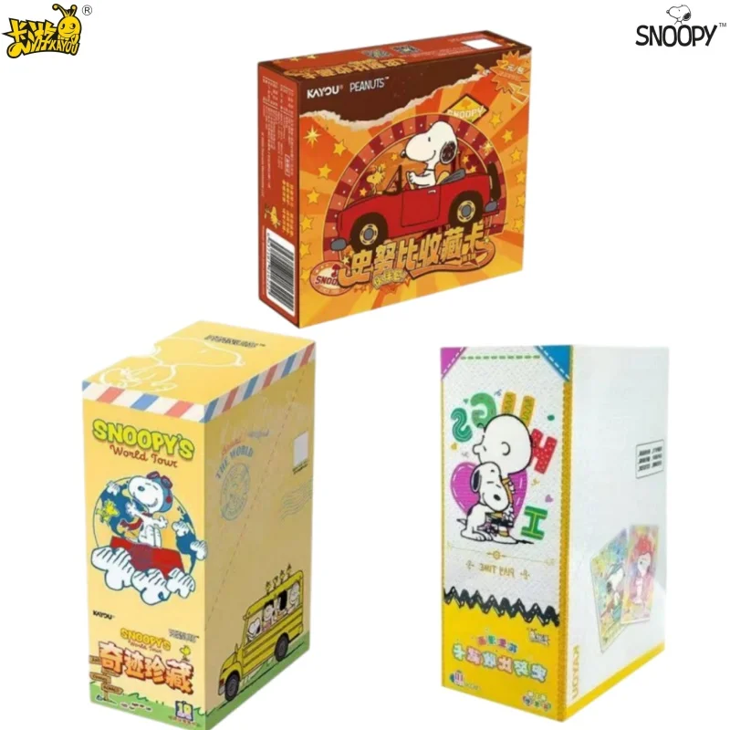 KAYOU Genuine Snoopy Card Snoopy Spike Animation Comic Game Cartoon Movie Periphery Collect Card Toy for Children Holiday Gift
KAYOU Genuine Snoopy Card Snoopy Spike Animation Comic Game Cartoon Movie Periphery Collect Card Toy for Children Holiday Gift