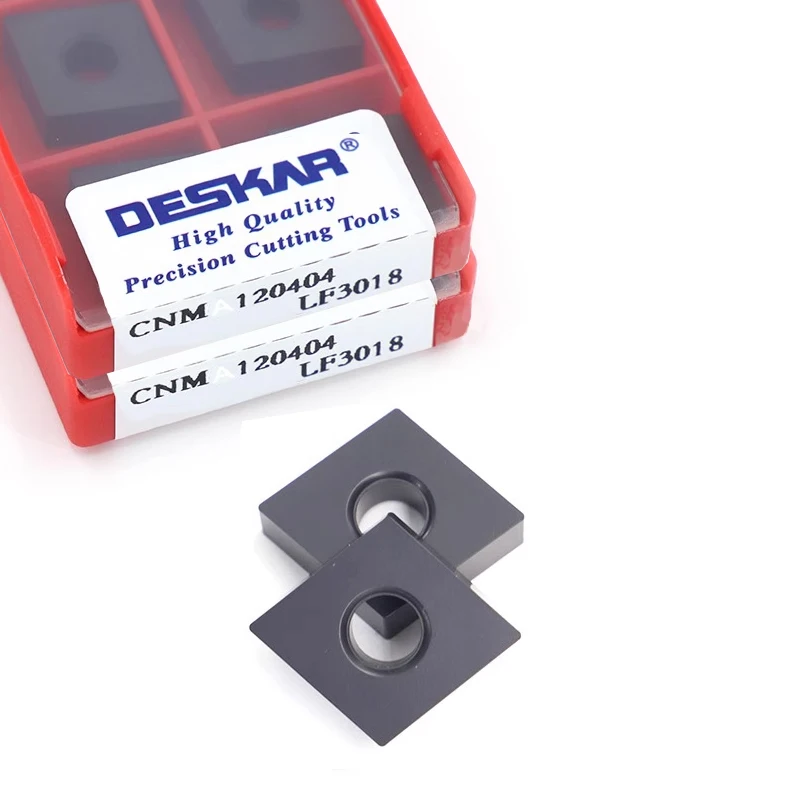 DESKAR Carbide Insert CNMA120404 CNMA120408 CNMA120412 LF3018 CNC Lathe Insert Turning Tool for Cast Iron
DESKAR Carbide Insert CNMA120404 CNMA120408 CNMA120412 LF3018 CNC Lathe Insert Turning Tool for Cast Iron