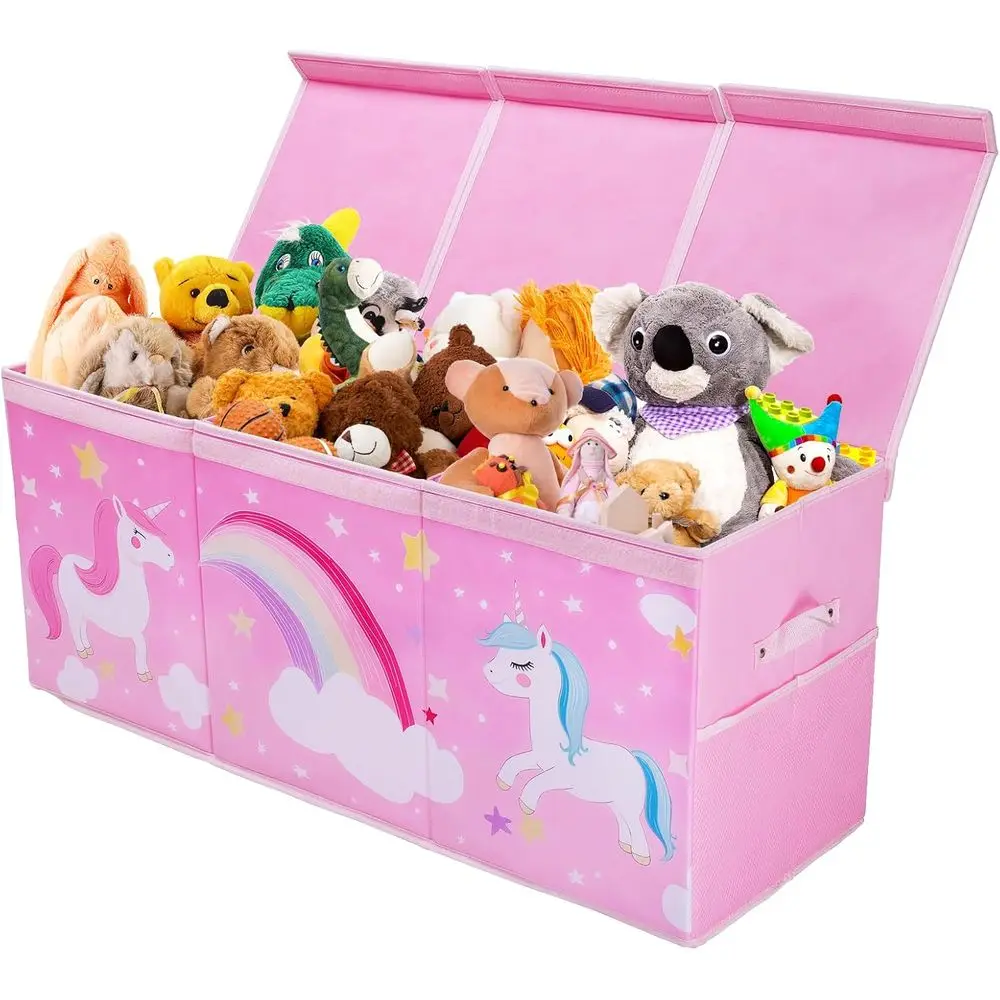 rn Extra Large Toy Box Chest with lip Lid or Kids, Collapsible rd Toy Storage Box with Handles Mesh kets, Sturdy Waterproo Toy B
rn Extra Large Toy Box Chest with lip Lid or Kids, Collapsible rd Toy Storage Box with Handles Mesh kets, Sturdy Waterproo Toy B