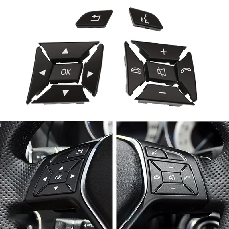 Car Steering Wheel Control Switch Button Multi-functional Menu Buttons For Mercedes Benz C E GLK Class W204 W212 ABS Accessories
Car Steering Wheel Control Switch Button Multi-functional Menu Buttons For Mercedes Benz C E GLK Class W204 W212 ABS Accessories