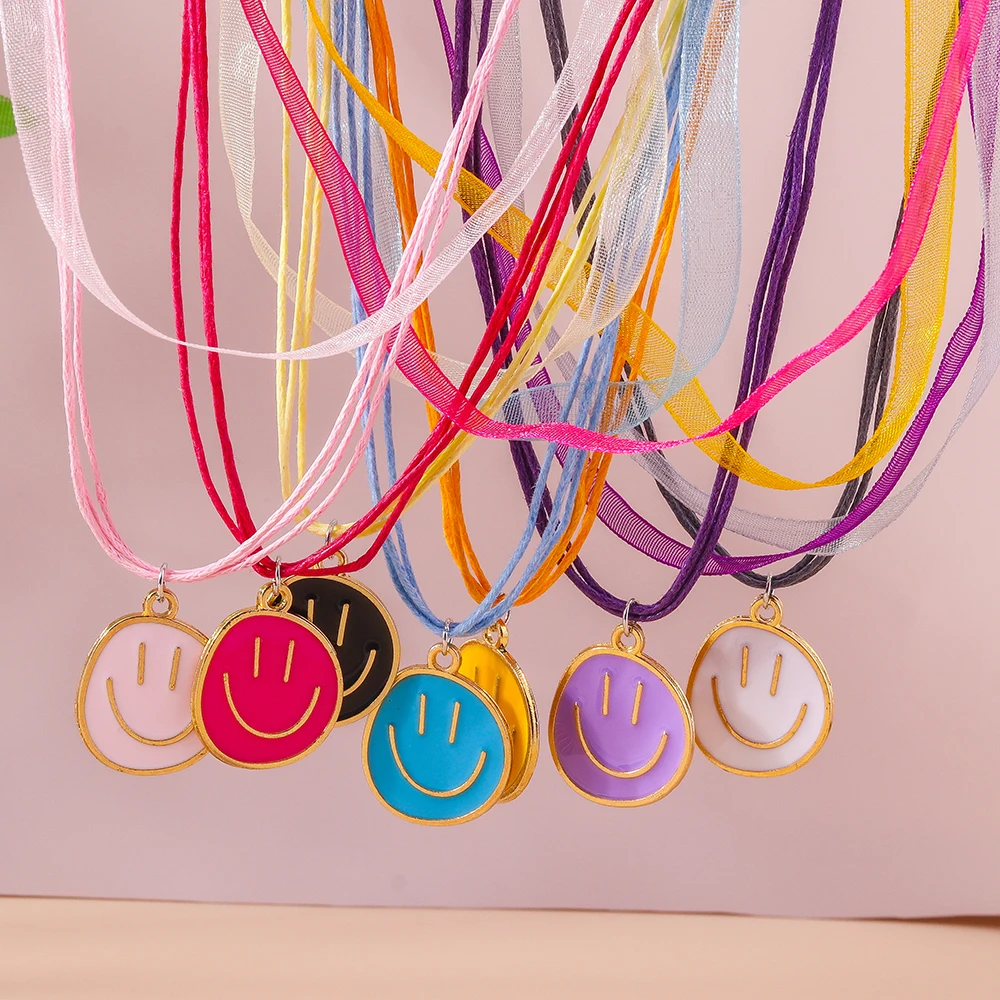 Cute Enamel Irregular Round Smile Face Necklaces for Women Men BFF Best Friends Lovely Smile Pendant Necklace Birthday Gifts
Cute Enamel Irregular Round Smile Face Necklaces for Women Men BFF Best Friends Lovely Smile Pendant Necklace Birthday Gifts