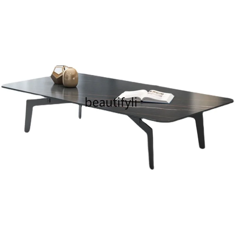 Italian Coffee Table Stone Plate Rectangular round Small Apartment Side Table Coffee Table Modern
Italian Coffee Table Stone Plate Rectangular round Small Apartment Side Table Coffee Table Modern