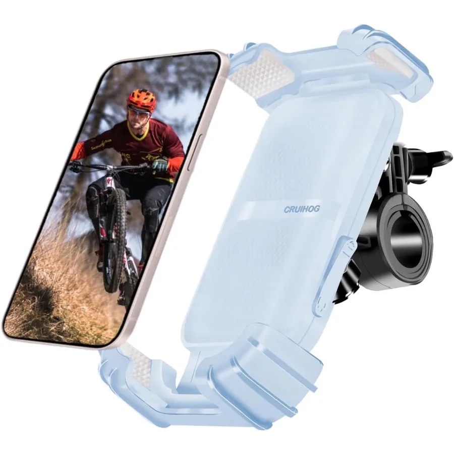 Bicycle Cell Phone Holder for Handlebar Motorcyle Bike 1s Lock UltraStable Silicone Wrapped Phone Mount with Adjustable Clamp P
Bicycle Cell Phone Holder for Handlebar Motorcyle Bike 1s Lock UltraStable Silicone Wrapped Phone Mount with Adjustable Clamp P