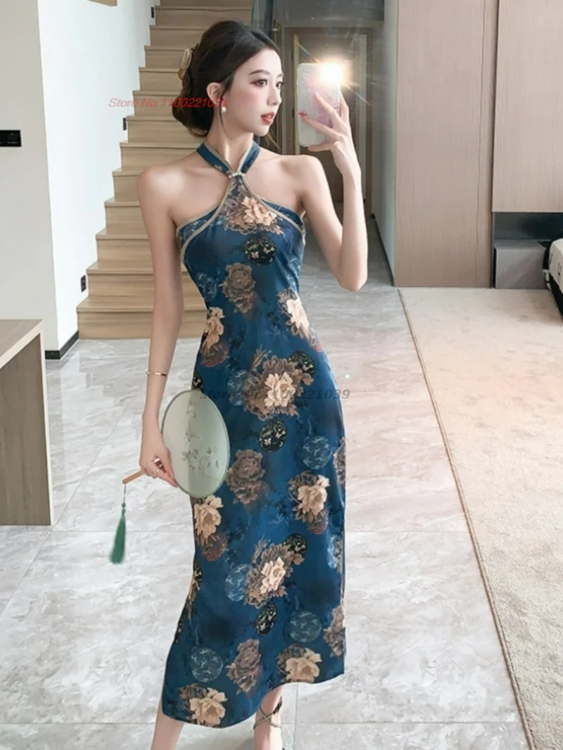2025 chinese sexy dress sleeveless cheongsam flower print banquet evening dress traditional nightclub qipao sexy dress vestido
2025 chinese sexy dress sleeveless cheongsam flower print banquet evening dress traditional nightclub qipao sexy dress vestido