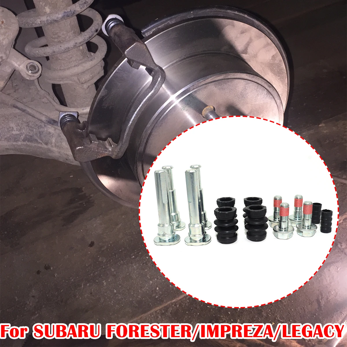 Brake Caliper Cylinder Slider Guide Pin For Disc Housing Bolts Rubber Bushing Boot For SUBARU FORESTER IMPREZA LEGACY LEVORG
Brake Caliper Cylinder Slider Guide Pin For Disc Housing Bolts Rubber Bushing Boot For SUBARU FORESTER IMPREZA LEGACY LEVORG