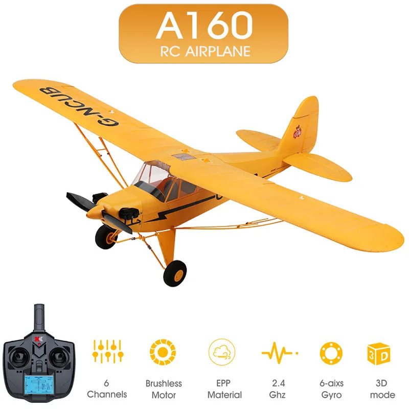 Самолёт с дистанционным управлением WLTOYS SJY-A160, самолёт с дистанционным управлением 3D/6G режимом, 5-канальный бесщеточный радиоуправляемый самолет для начинающих
Самолёт с дистанционным управлением WLTOYS SJY-A160, самолёт с дистанционным управлением 3D/6G режимом, 5-канальный бесщеточный радиоуправляемый самолет для начинающих