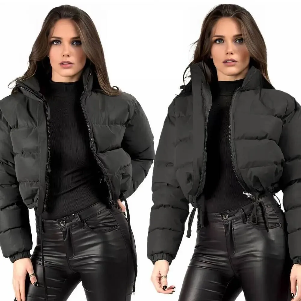 Women's Fall Winter Solid Cotton-Padded Coat Puffer Jacket Coats For Women Bubble Outerwear Cropped Loose Lightweight Clothing
Women's Fall Winter Solid Cotton-Padded Coat Puffer Jacket Coats For Women Bubble Outerwear Cropped Loose Lightweight Clothing